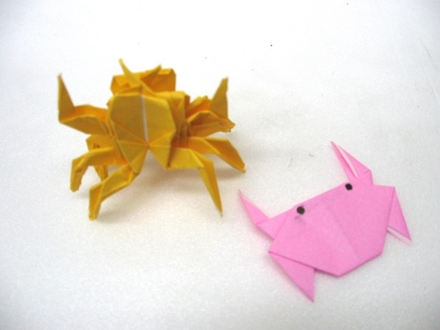 折り紙 作り方 カニ カニの折り紙での折り方を画像で紹介！子供でも簡単に作れちゃう