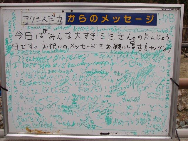 ブログ記事「たくさんのお祝いメッセージありがとうございました」のサムネイル画像