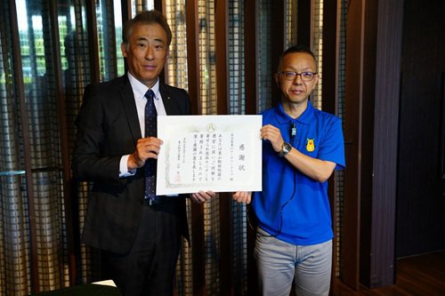 ブログ記事「東山ロータリークラブ様より中央休憩所のモニターを寄贈いただきました！」のサムネイル画像
