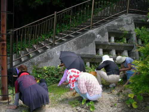 ⑨一斉に草取り.JPG