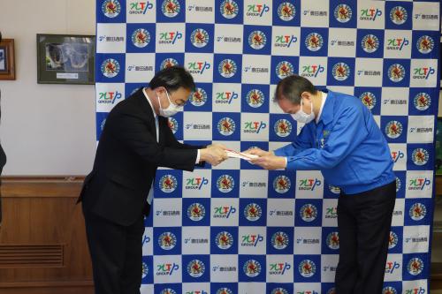ブログ記事「豊通ファイティングイーグルス株式会社様よりご支援をいただきました！」のサムネイル画像