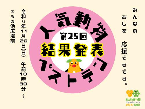 イベント「第25回 東山動植物園人気動物ベストテン結果発表イベント」の画像3