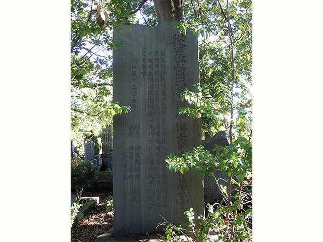 谷中霊園の墓所