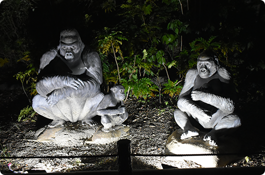 ゴリラモニュメントの写真