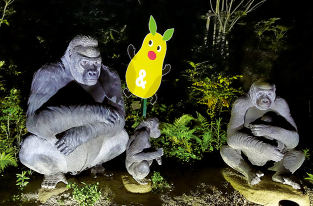 ゴリラモニュメント～ニシゴリラの家族と写真を撮ろう～の写真